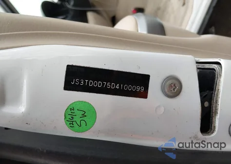 2013 Suzuki Grand Vitara Limited z USA, uszkodzony, nr VIN JS3TD0D75D4100099